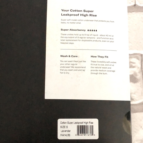 Knix Cotton Modal Super Absorbent Leakproof High rise Underwear BNIB - Picture 5 of 6